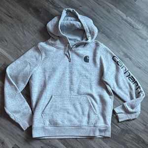 Carhartt Light Gray Pullover Hoodie